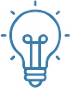 Icon of a light bulb