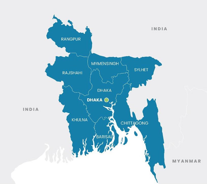 Figure 1. Map of Bangladesh