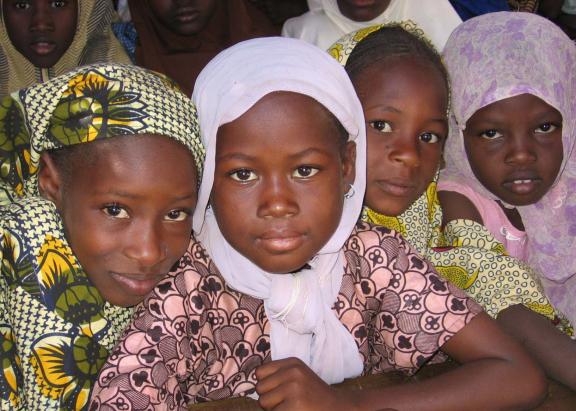 Photo of four young girls